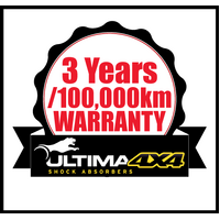 ULTIMA 4X4 NITRO GAS FRONT STRUTS (PAIR) FITS MAZDA BT-50 UP UR 4WD 2011-2020 (36S025A)