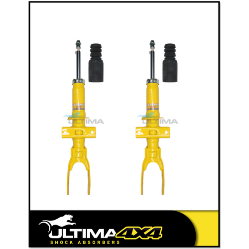 ULTIMA 4X4 NITRO GAS FRONT STRUTS (PAIR) FITS VOLKSWAGEN AMAROK 2H 3.0L V6 TD 4WD 2016-2022 (36S912A)