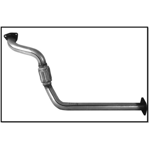 ENGINE PIPE WITH FLEX FITS TOYOTA LANDCRUISER HZJ75R 4.2L 1HZ 1/1990-7/1999