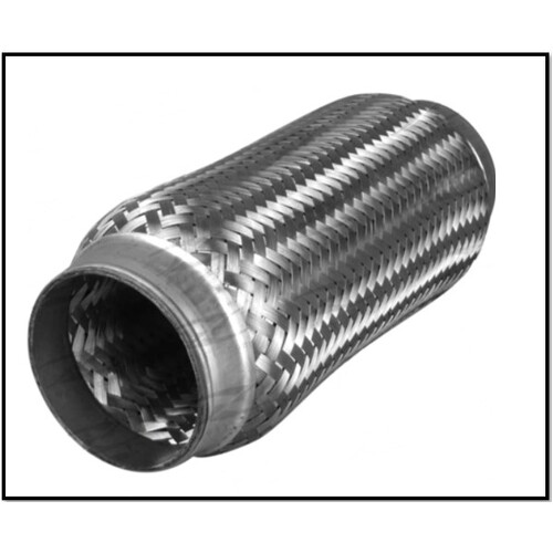 STAINLESS STEEL 8" X 2" 51MM EXHAUST FLEX BELLOW